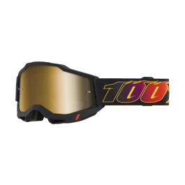 100% Motocross Goggle Accuri 2 El Diablo - Mirror True Gold