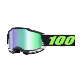 100% Motocross Goggle Accuri 2 KB43 SE Blackdrip - Mirror Green
