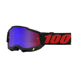 100% Motocross Goggle Accuri 2 Morphuis - Mirror Red / Blue