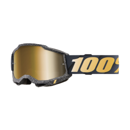 100% Motocross Goggle Accuri 2 Risland - Mirror True Gold