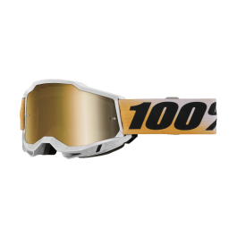 100% Motocross Goggle Accuri 2 Shiv - Mirror True Gold