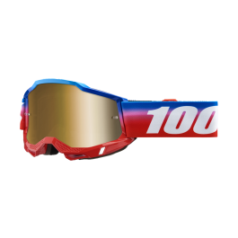 100% Motocross Goggle Accuri 2 Unity - Mirror True Gold