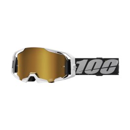 100% Motocross Goggle ARmatic RapidRacer - Mirror True Gold