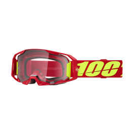 100% Motocross Goggle ARmatic Red - Clear