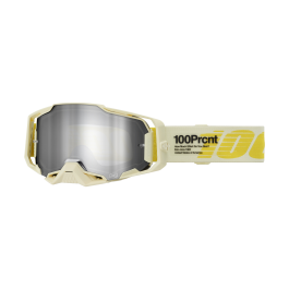 100% Motocross Goggle Armega Barely - Mirror Silver