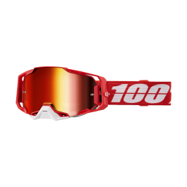 100% Motocross Goggle Armega C-Bad - Mirror Red