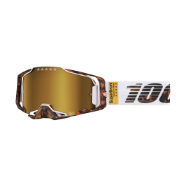 100% Motocross Goggle Armega LE Bruni - Mirror Gold