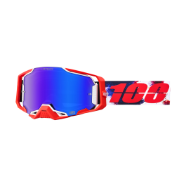 100% Motocross Goggle Armega Morpho - HiPER Mirror Blue