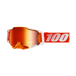 100% Motocross Goggle Armega Regal - Mirror Red
