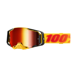 100% Motocross Goggle Armega Tetsu - Mirror Red