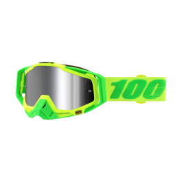 100% Motocross Goggle Racecraft 1 Plus Sour Soul - Injected Mirror Silver Flash
