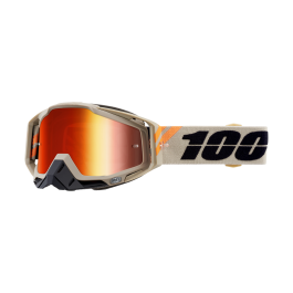 100% Motocross Goggle Racecraft 1 Poliet - Mirror Red