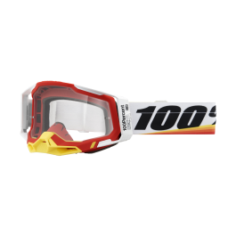 100% Motocross Goggle Racecraft 2 Arsham Red - Clear