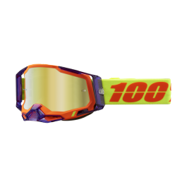 100% Motocross Goggle Racecraft 2 Panam - Mirror Gold