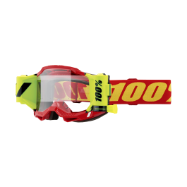100% Motocross Goggle Roll-Off Accuri 2 Forecast Red - Clear