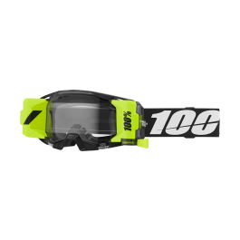 100% Motocross Goggle Roll-Off ARmatic Forecast Black - Clear