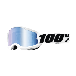 100% Motocross Goggle Strata 2 Everest - Mirror Blue