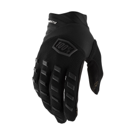 100% Motocross Gloves Airmatic - Black / Charcoal
