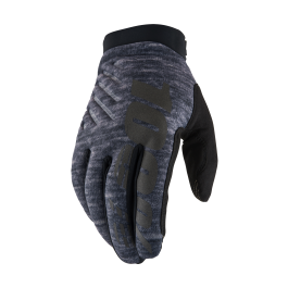 100% Motocross Gloves Winter Brisker - Heather Grey