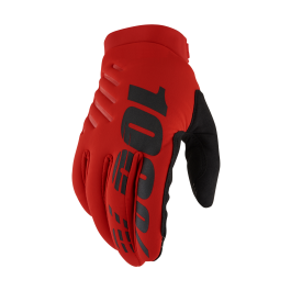 100% Motocross Gloves Winter Brisker - Red