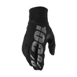 100% Motocross Gloves Winter Hydromatic Waterproof - Black