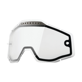 100% Lens RC1/AC1/ST1 - Dual Vented Clear