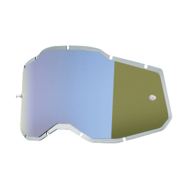 100% Lens RC2/AC2/ST2 - Injected Mirror Blue