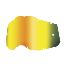 100% Lens RC2/AC2/ST2 - Standard Mirror Gold