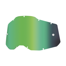 100% Lens RC2/AC2/ST2 - Standard Mirror Green