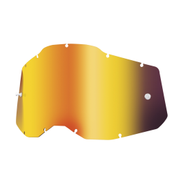 100% Lens RC2/AC2/ST2 - Standard Mirror Red