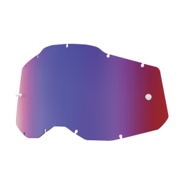 100% Lens RC2/AC2/ST2 - Standard Mirror Red / Blue