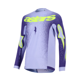 Alpinestars Motocross Jersey 2026 Supertech Scenz - Purple / Fluo Yellow