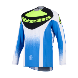 Alpinestars Motocross Jersey 2026 Techstar Knif - Ucla / Blue / Black / Fluo Yellow