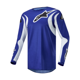 Alpinestars Motocross Jersey Fluid Lucent - Blue Ray / White