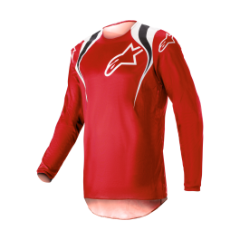 Alpinestars Motocross Jersey Fluid Narin - Mars Red / White