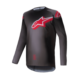 Alpinestars Motocross Jersey Supertech Lipan - Smoke / Red