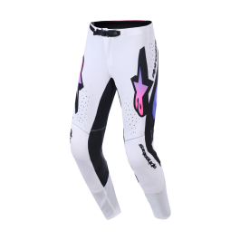 Alpinestars Motocross Pants 2026 Supertech Pro Vista - White / Purple / Black