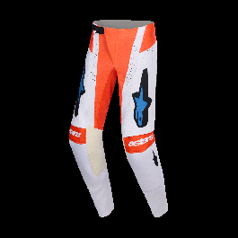Alpinestars Motocross Pants 2026 Techstar Knif - Light Grey / Fluo Orange / Black