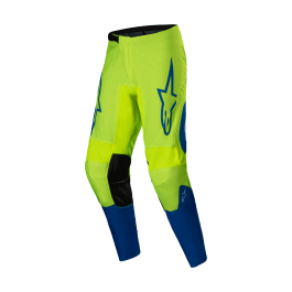 Alpinestars Motocross Pants Fluid Haul - Fluo Yellow / Blue