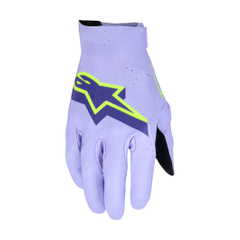 Alpinestars Motocross Gloves 2026 Supertech - Lavender / Violet / Fluo Yellow