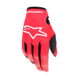 Alpinestars Motocross Gloves Radar - Mars Red / White