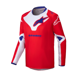 Alpinestars Youth Motocross Jersey Racer Veil - Red / White