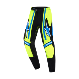 Alpinestars Youth Motocross Pants 2026 Supertech Nomur - Dark Navy / Fluo Yellow / Ucla / Blue