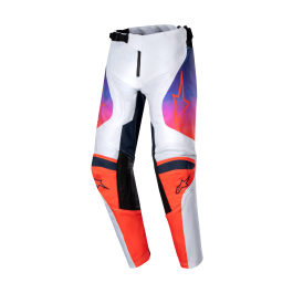 Alpinestars Youth Motocross Pants Racer Hoen - Light Grey / Hot Orange / Black
