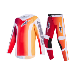 Alpinestars Youth Motocross Gear 2026 Fluid Portl - Red / Light Grey / Dark Grey