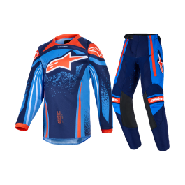 Alpinestars Mini Motocross Gear 2026 Racer Nomur - Dark Navy / Orange / Ucla / Blue