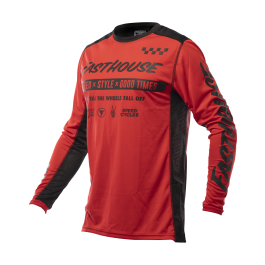 Fasthouse Motocross Jersey Grindhouse Domingo - Red