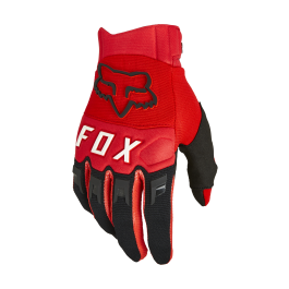 Fox Motocross Gloves Dirtpaw - Fluo Red