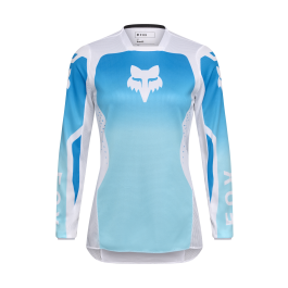Fox Women Motocross Jersey 2026 180 Shield - White / Blue