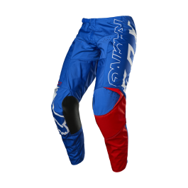 Fox Youth Motocross Pants 180 Skew - White / Red / Blue